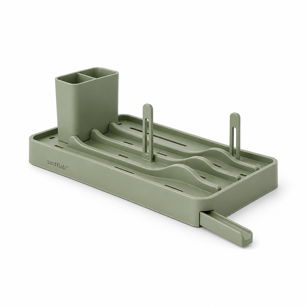 sanftlab™ RinseRail Sink-Side Drying Dock