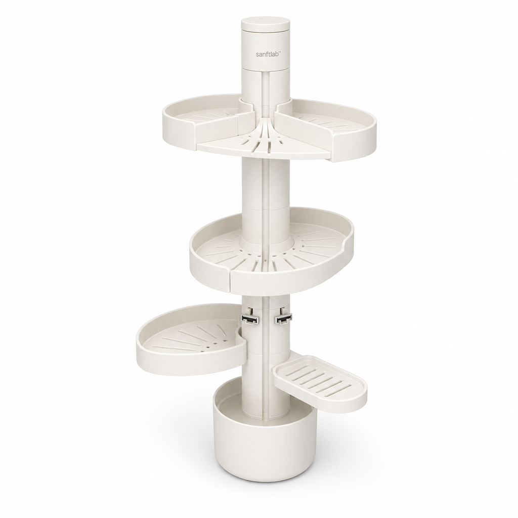 sanftlab™ SteamSpiral Shower Organizer